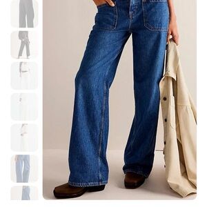 Stylish Blue Flare Jeans